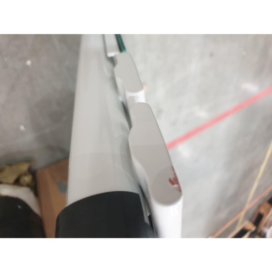 GRADE A2 - White Vertical Single Panel Radiator with Mirror 1800 x ...