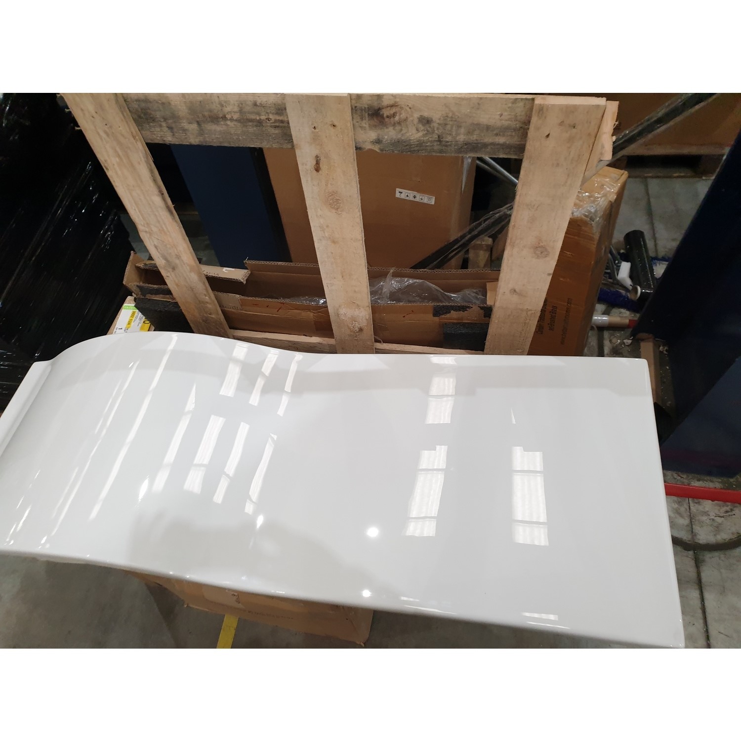 GRADE A2 1700mm L Shaped Acrylic Bath Front Panel Lomax Better