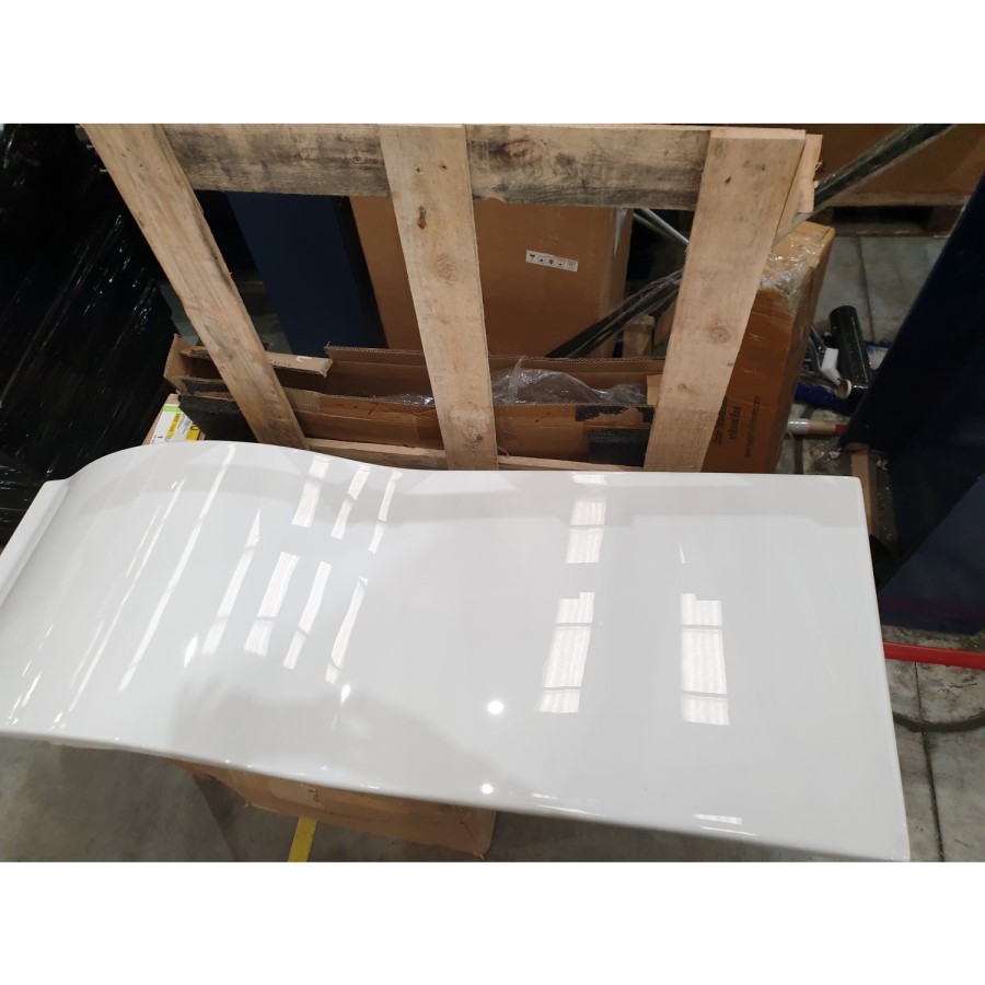 GRADE A2 - 1700mm L Shaped Acrylic Bath Front Panel - Lomax