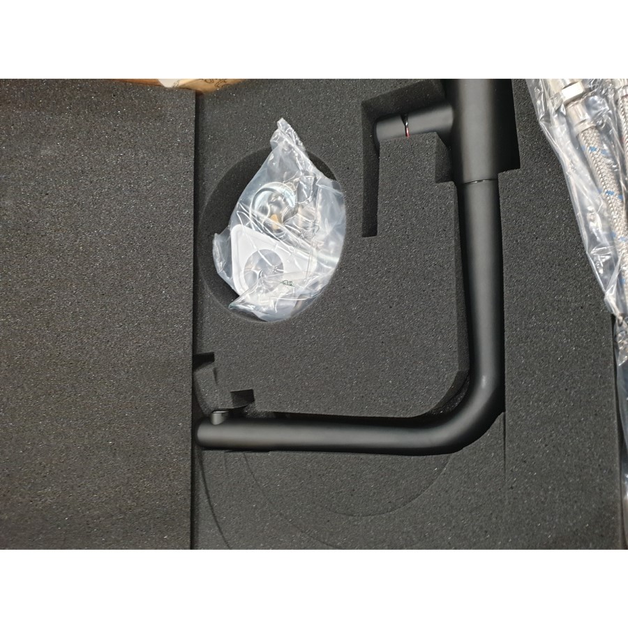 GRADE A2 - Rangemaster Conical Matte Black Single Lever Mixer Kitchen Tap