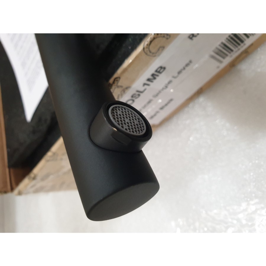 GRADE A2 - Rangemaster Conical Matte Black Single Lever Mixer Kitchen Tap