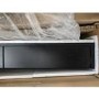 GRADE A2 - 1200mm Black Wall Hung Countertop Basin Shelf - Lugo