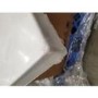 GRADE A2 - 1200x800mm Stone Resin Left Hand Offset Quadrant Shower Tray - Pearl  