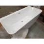 GRADE A2 - Freestanding Double Ended Back to Wall Bath 1500 x 740mm - Oslo