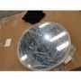 GRADE A2 - Round Brass LED Bathroom Mirror with Demister 800mm - Antares 