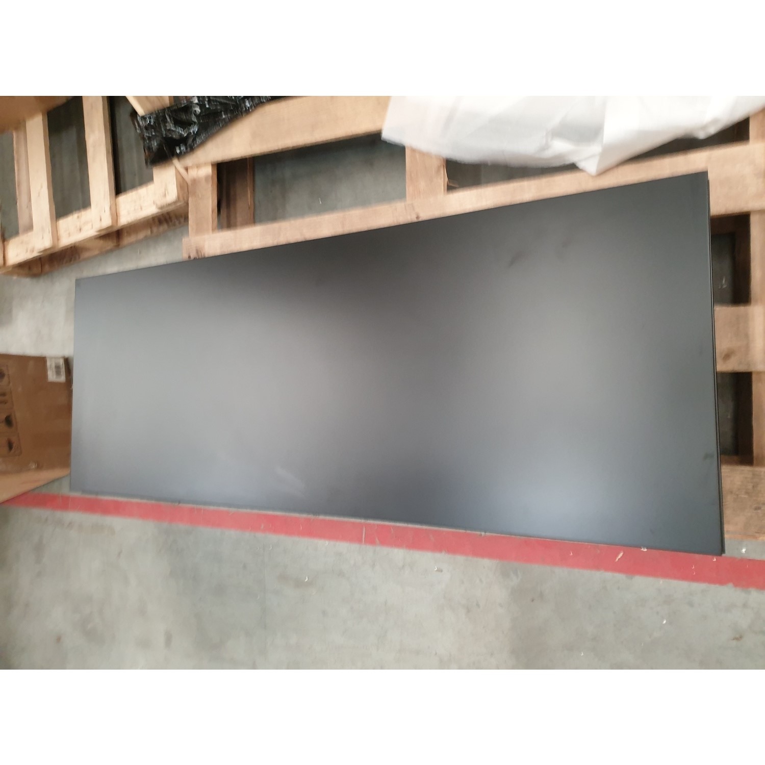 GRADE A2 1200mm Black Wall Hung Countertop Basin Shelf Lugo