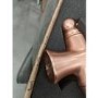 GRADE A2 - Rangemaster Brushed Copper Twin Lever Kitchen Mixer Tap - Estuary
