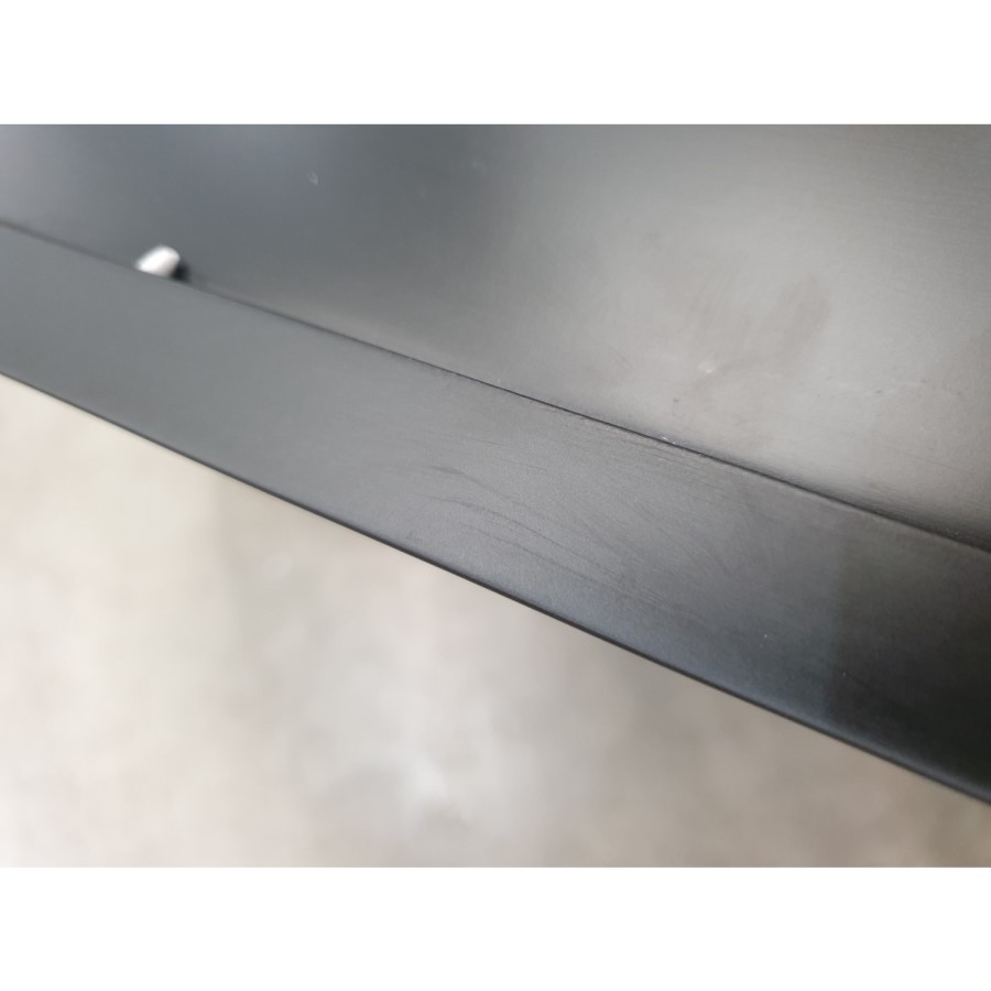 GRADE A2 - 600mm Black Wall Hung Countertop Basin Shelves - Lugo