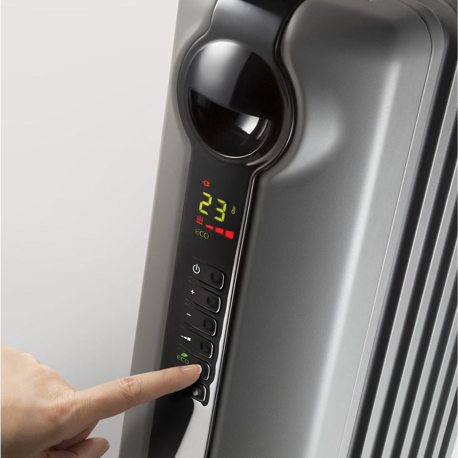 Delonghi Radia S 2000W Oil Filled Radiator - Grey