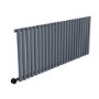 Anthracite Horizontal Smart Electric Radiator with Wi-Fi Thermostat - 2000W - H600xW1416mm - Bathroom Safe