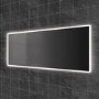 Rectangular LED Bathroom Mirror with Demister 1400 x 600mm- HiB Globe 140 