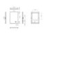Rectangular Heated Bathroom Mirror with Lights Digital Display Shaver Socket & Bluetooth Speakers 500 x 700mm- HiB Globe Plus 50