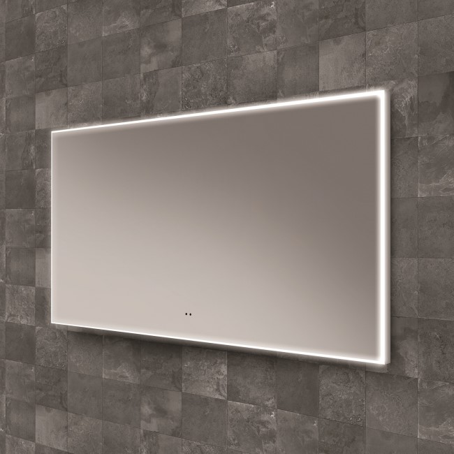 Rectangular LED Heated Bathroom Mirror 700 x 1200mm- HiB Air 120