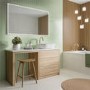 Rectangular Heated Bathroom Mirror with Lights 700 x 1200mm- hib. Air 120