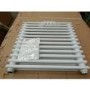 GRADE A3 - White Horizontal 2 Column Traditional Radiator 600 x 605mm - Nambi