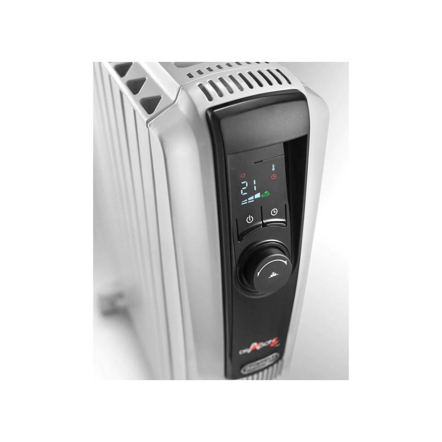 Delonghi Dragon 4 Pro  2500W Digital Oil Filled Radiator with Expanded Radiant Surface