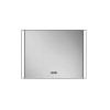 HIB Fold 80 - Rectangular Led Bathroom Mirror with Demister 800 x 600mm