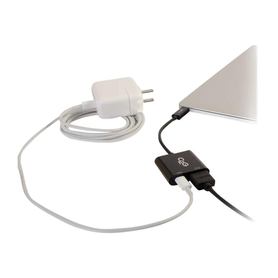 USB-C to HDMI and USB-C Charging Black