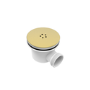 90mm Brushed Brass Shower Tray Waste