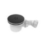 90mm Matt Black Shower Tray Waste