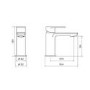 GRADE A1 - Brass Mono Basin Mixer Tap with Slotted Waste - Albury