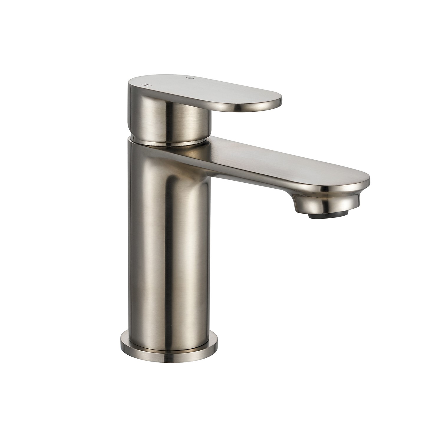 Nickel Mono Basin Mixer Tap with Slotted Waste - Albury