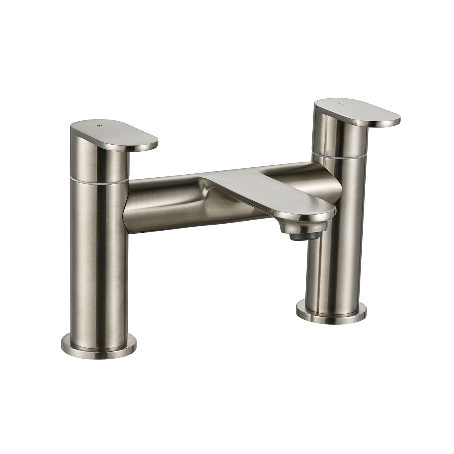 Nickel Bath Mixer Tap - Albury - Better Bathrooms