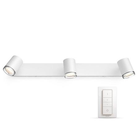 Philips Hue Adore Bathroom 3 x GU10 Spotlight - White