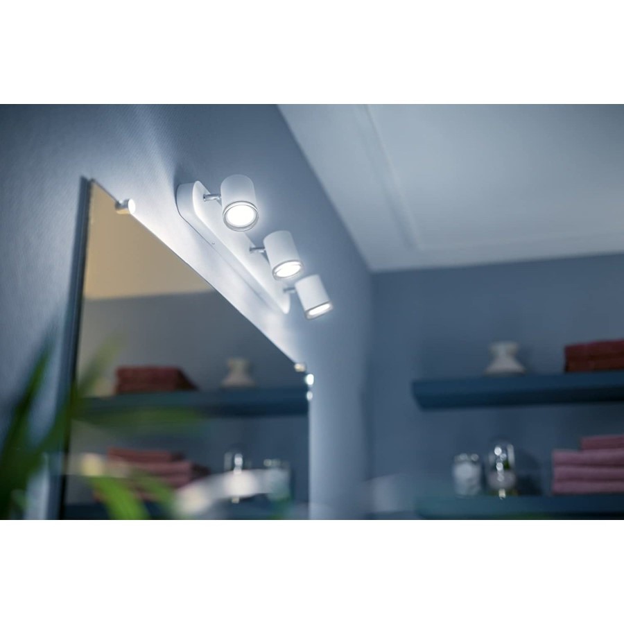 Philips Hue Adore Bathroom 3 x GU10 Spotlight - White