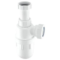 GRADE A1 - McAlpine A10A Adjustable Bottle Trap - White GRADE A1 - McAlpine A10A Adjustable Bottle Trap - White
