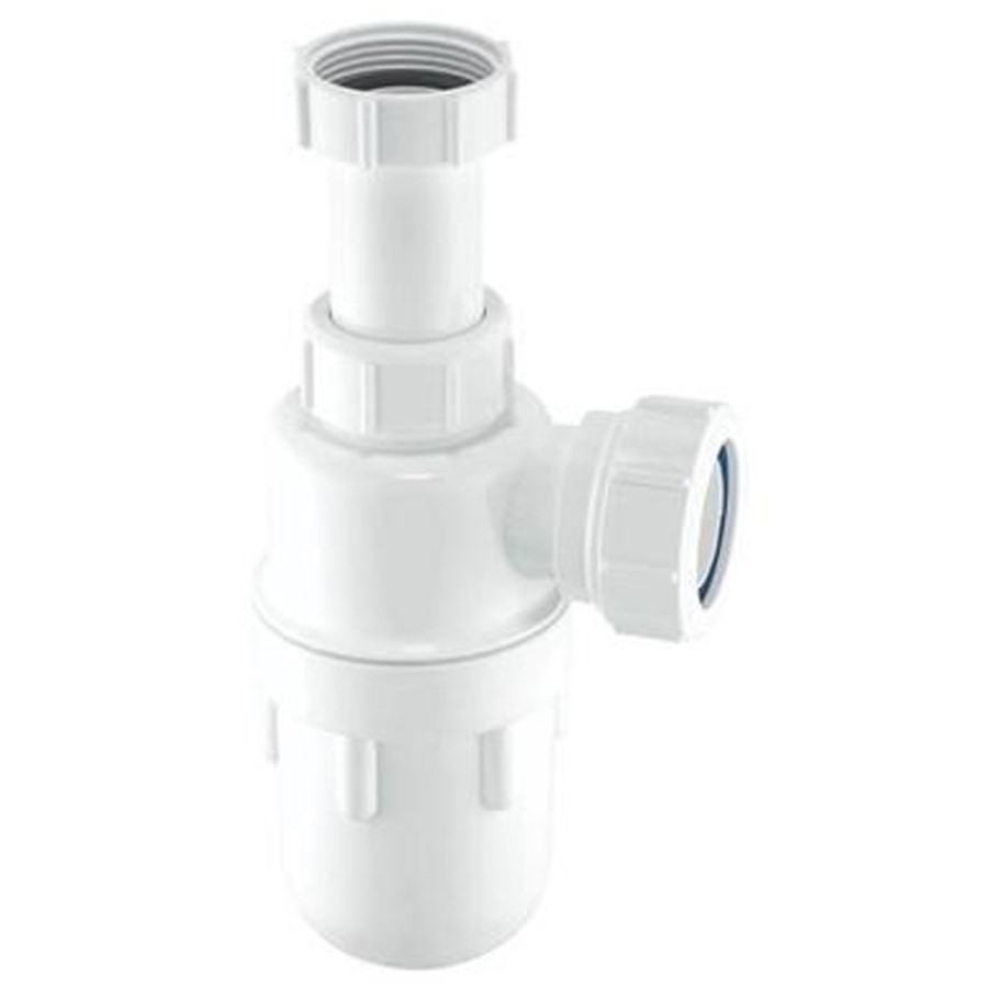GRADE A1 - McAlpine A10A Adjustable Bottle Trap - White
