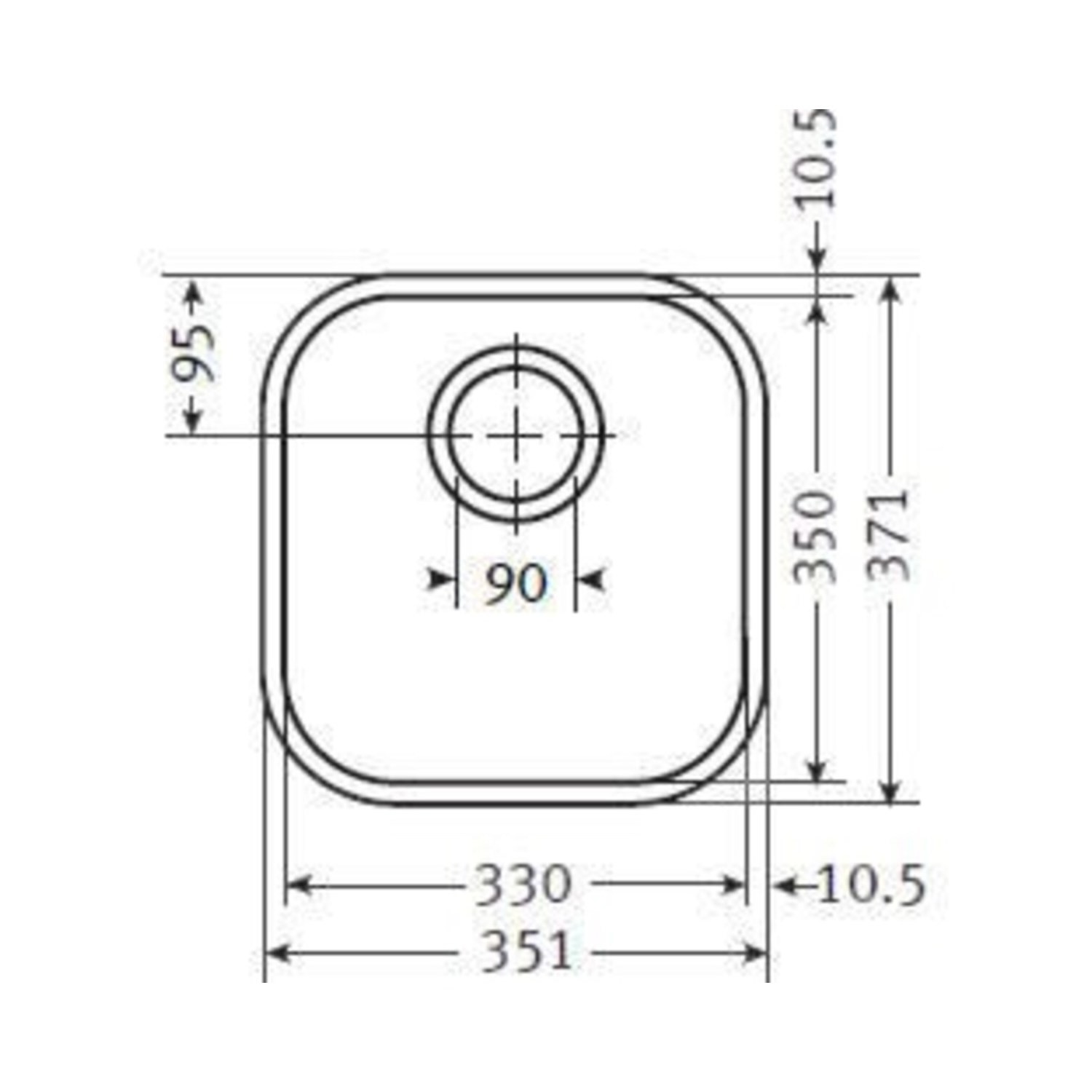 GRADE A1 Box Opened Franke ARX 110 33 Single Bowl Undermount Chrome