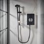GRADE A1 - Triton Aspirante 9.5kW Matte Black Electric Shower