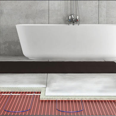 3sqm Electric Underfloor Heating Kit with Tempo Thermostat - Warmup Sticky Mat