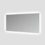 GRADE A1 - Rectangular Backlit Heated Bathroom Mirror with Lights – 900 x 420mm - Vela