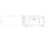 GRADE A1 - Rectangular Backlit Heated Bathroom Mirror with Lights – 900 x 420mm - Vela