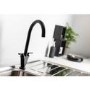 ONLY OPENED - Abode Volo Dual Lever Kitchen Mixer Tap - Matt Black