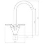 ONLY OPENED - Abode Volo Dual Lever Kitchen Mixer Tap - Matt Black