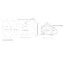 ONLY OPENED - Pebble Backlit Heated Bathroom Mirror with Lights 500 x 800mm - Apollo