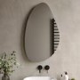 ONLY OPENED - Pebble Frameless Bathroom Mirror 600 x 1000mm - Apollo