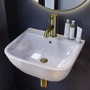GRADE A1 - Cloakroom Wall Hung Basin 450mm - Atlanta