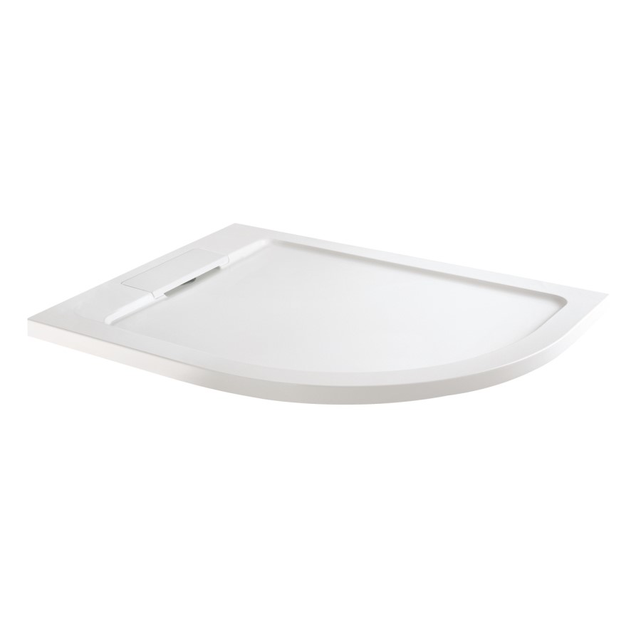 GRADE A1 - 1200 x 900 Left Hand Offset Quadrant Shower Tray - Expressions