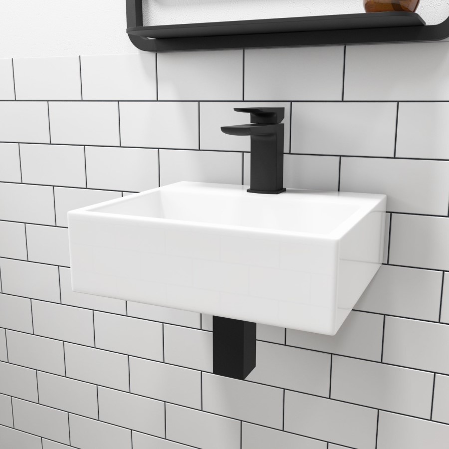 GRADE A1 - Houston 400mm Wall Hung Basin