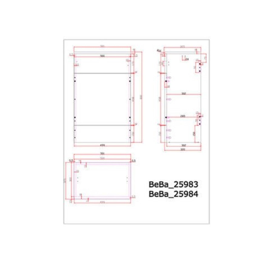GRADE A1 - Harper 500mm WC Toilet Unit Grey Lacquered