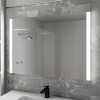GRADE A1 - Pegasus Illuminated LED Bathroom Mirror with Demister - 1000 x 700mm
