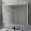 GRADE A1 - Pegasus Illuminated LED Bathroom Mirror with Demister - 1000 x 700mm