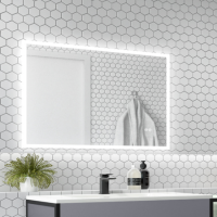 GRADE A1 - Divine Bluetooth 500x700mm Illuminated Mirror