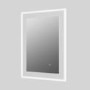 GRADE A1 - Rectangular Double Border LED Bathroom Mirror 1000x600mm - Izar 