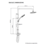 GRADE A1 - Triton ENVi 9.0kW Electric Shower With DuElec® Shower Kit - Chrome