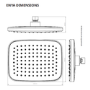 GRADE A1 - Triton ENVi 9.0kW Electric Shower With DuElec® Shower Kit - Chrome